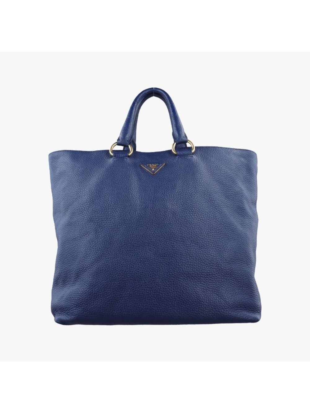 Prada Vitello Phoenix Blue Leather 31 S